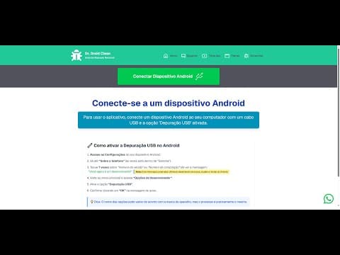 Dr. Droid Clean Versão Web - Remove vírus android sem apagar dados